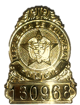 Momentos de historia de la Policía Nacional de Colombia : Historia de la  Placa de Identificación de la Policía Nacional de Colombia