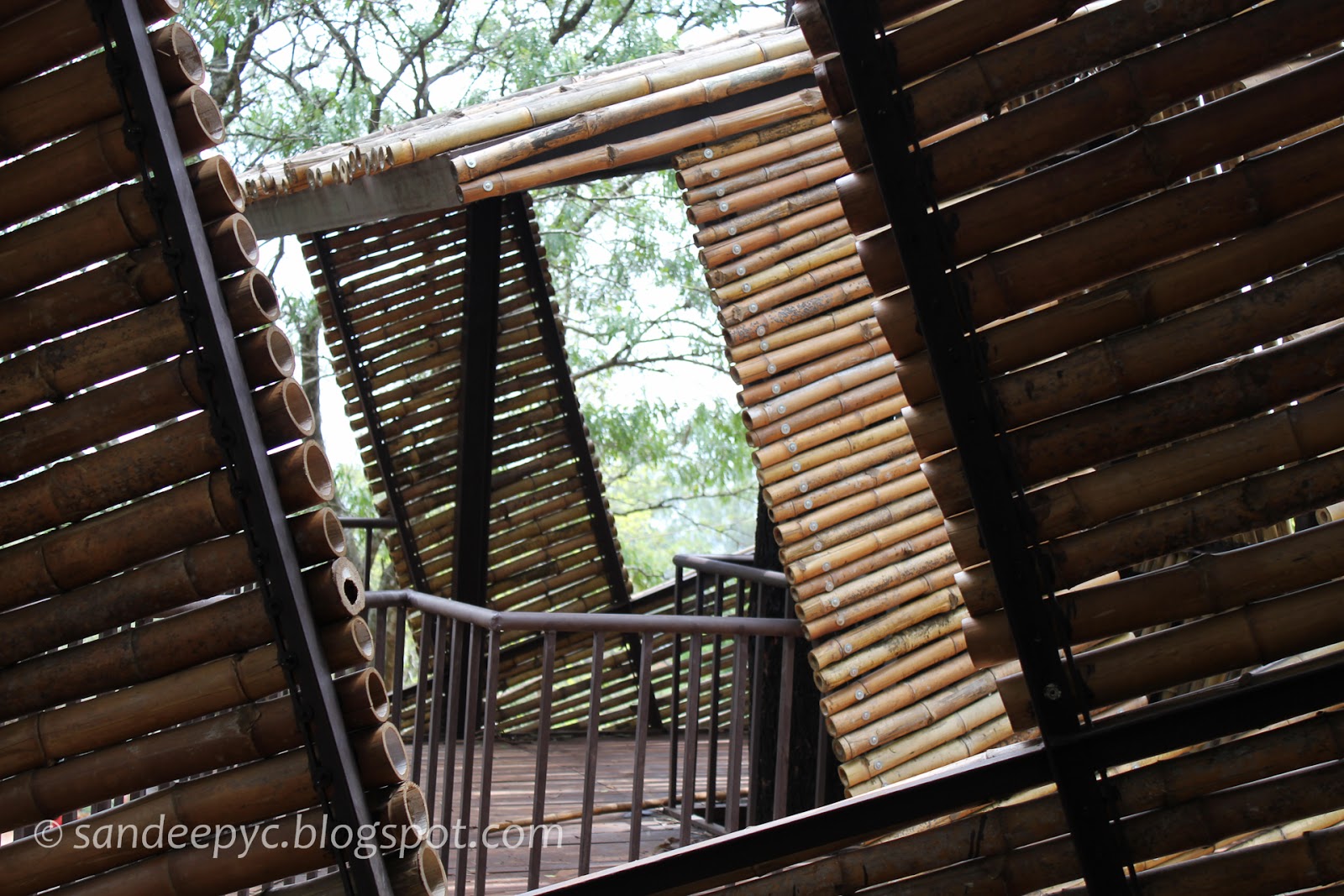Bamboo houses at Nandi hills