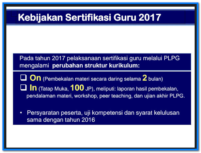 Alur Dan Rumus  Penentuan Kelulusan Ujian Akhir PLPG 2017