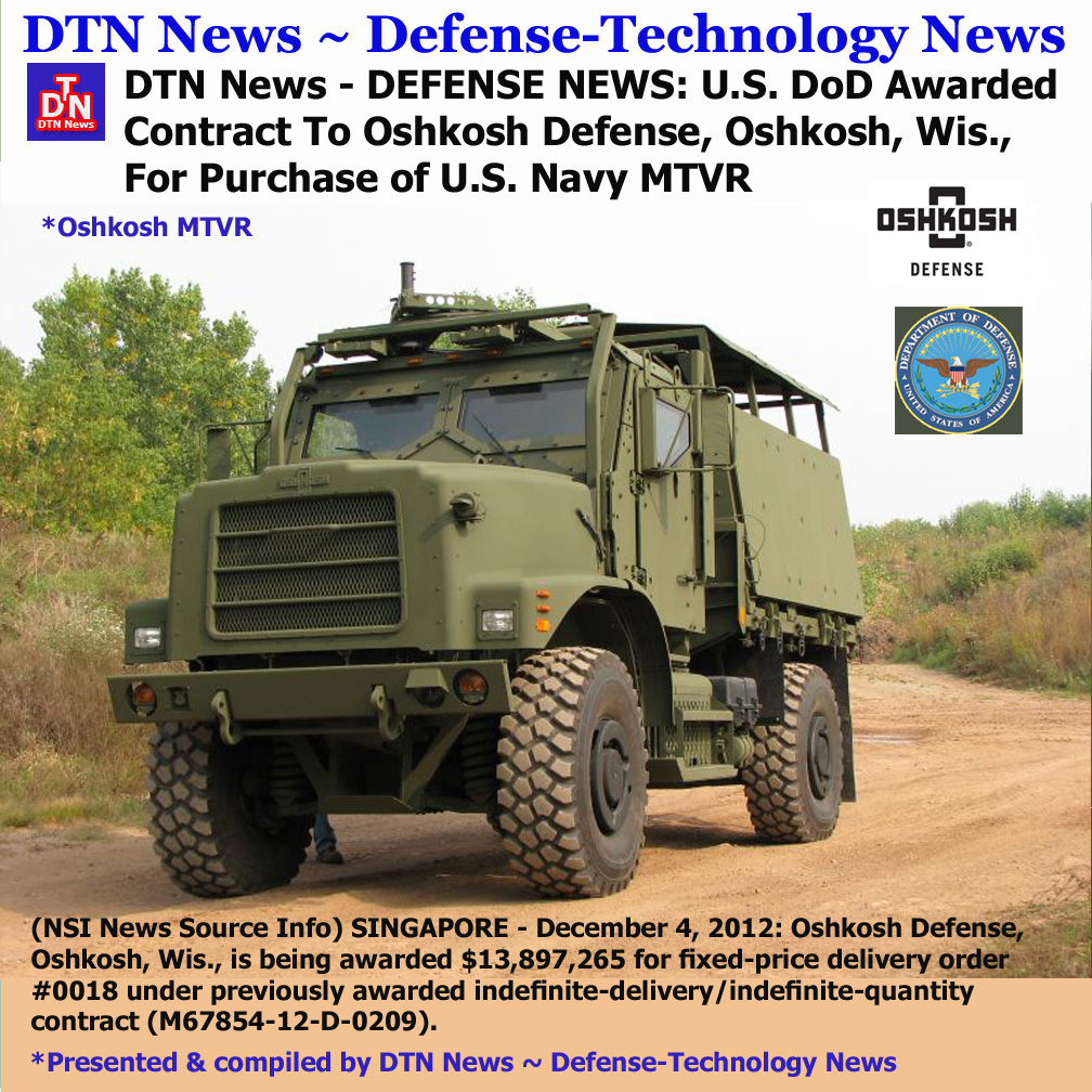 Pictures Of The Day Dtn News Defense News Us Dod Awarded Contract To Oshkosh Defense