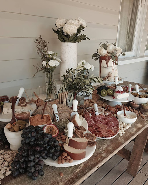 wedding grazing tables boards platters catering food