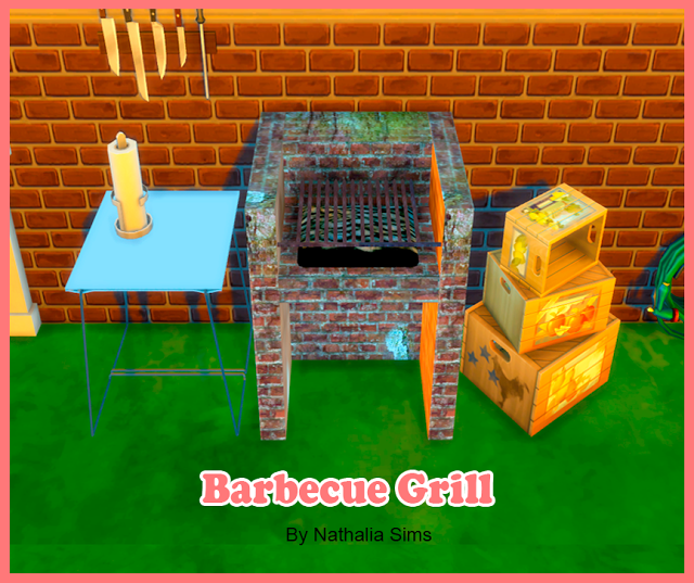 My Sims 4 Blog TS2 Barbecue Grill Conversion by Nathalia
