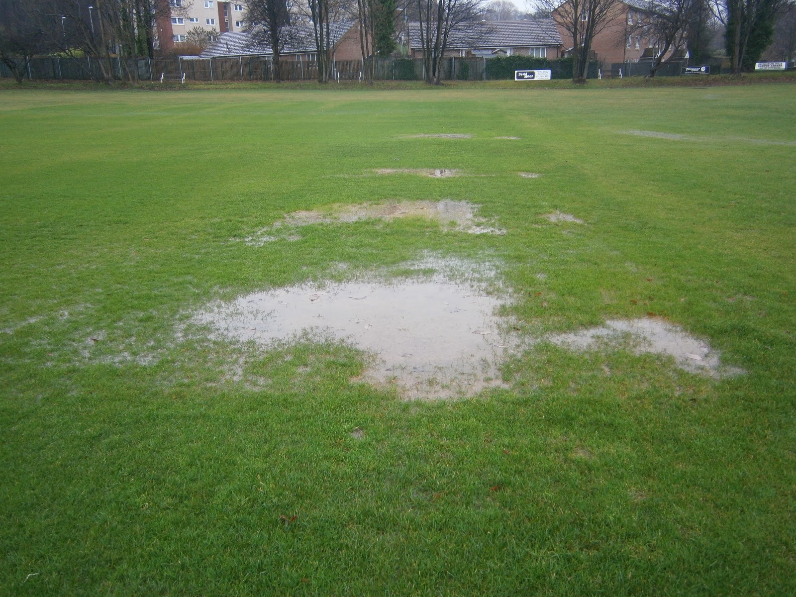 Cricket Club Groundsman's Trials and Tribulations Very Wet