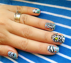 letter alphabet nail challenge bunny