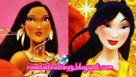 Novedades Disney: El nuevo look de Mulan y Pocahontas para Princesas Disney
