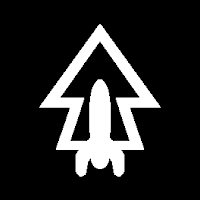 The move icon: a rocket ship superimposed over an arrow pointing up