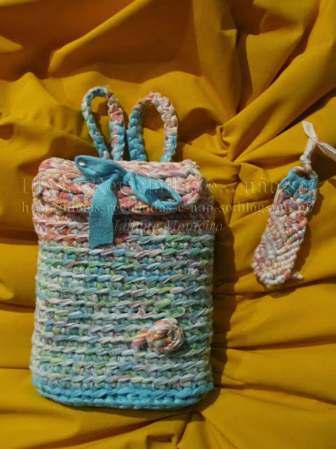 Backpack in T-Shirt Yarn (Crochet)