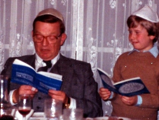 Rabbi Jason Miller and Papa, Dr. David Gudes