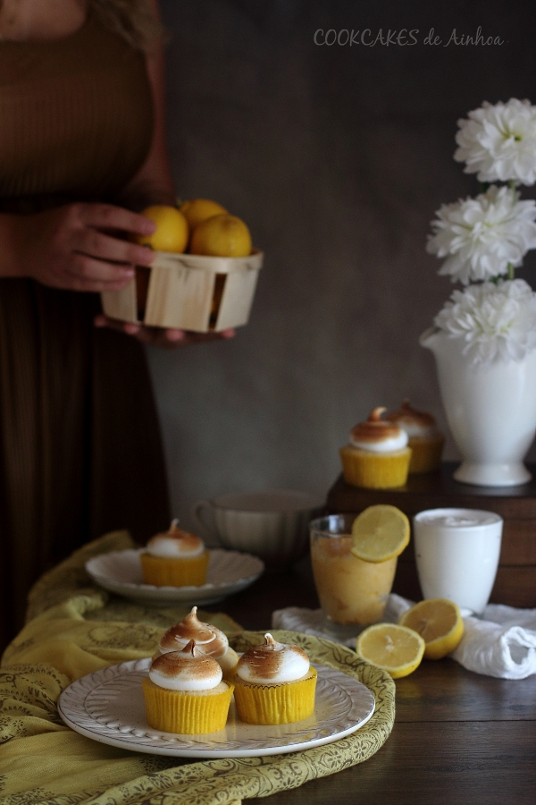 Cupcakes Lemon Pie. Reto Cupcakes Revival. Cookcakes de Ainhoa