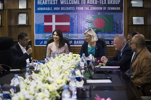 Crown Princess Mary of Denmark visited Bangladesh together with Minister for Development Cooperation, Ulla Pedersen Tørnæs