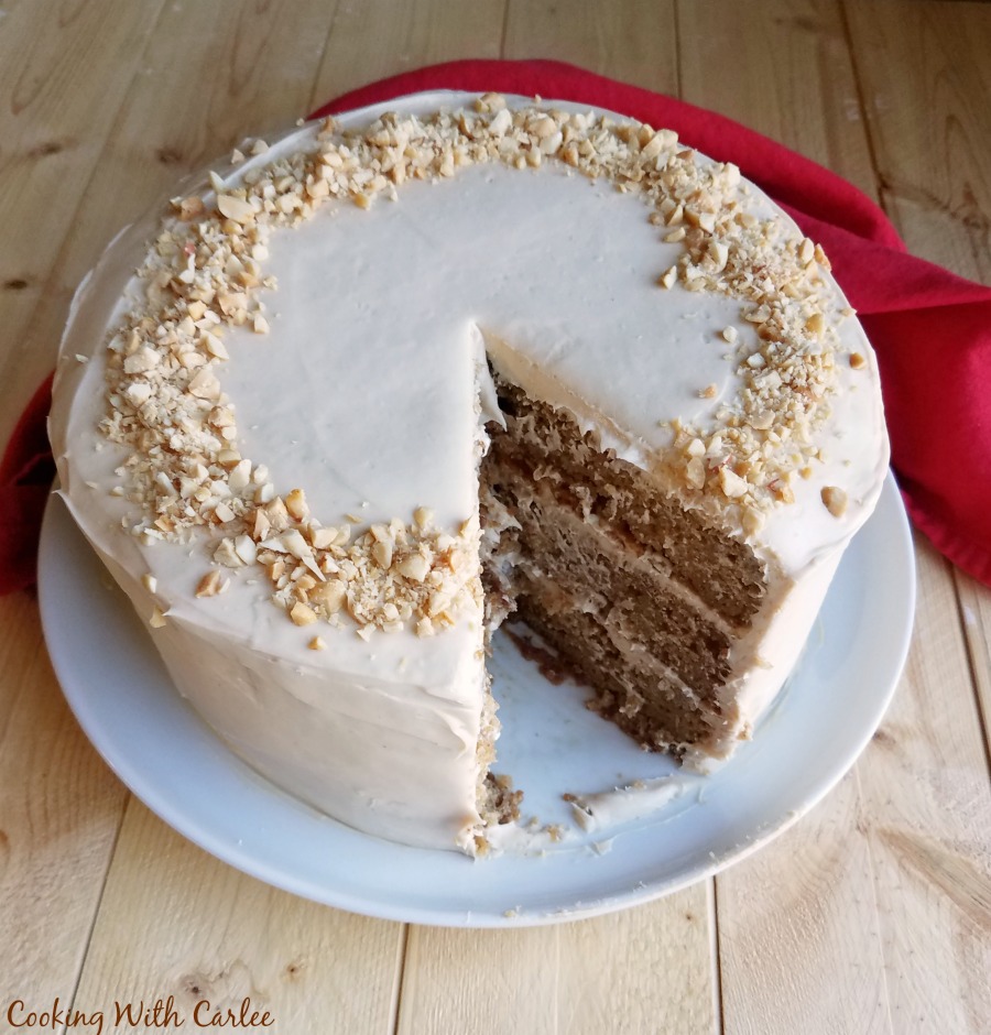 Cooking With Carlee Applesauce Cake With Soft Caramel Cream Cheese