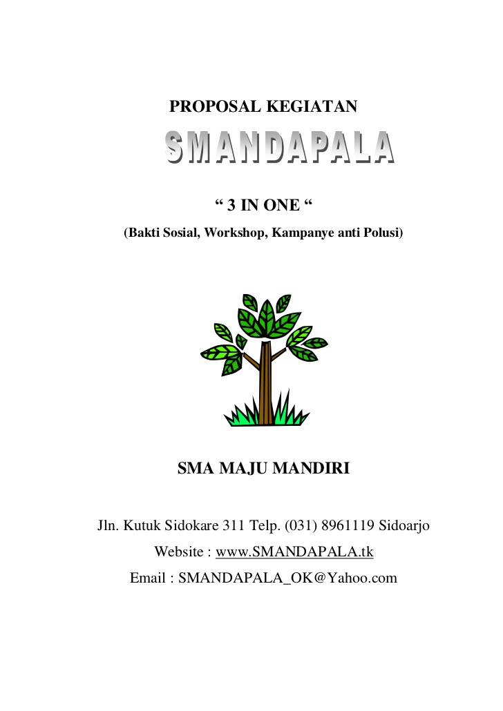Contoh Proposal Kampanye Gambaran