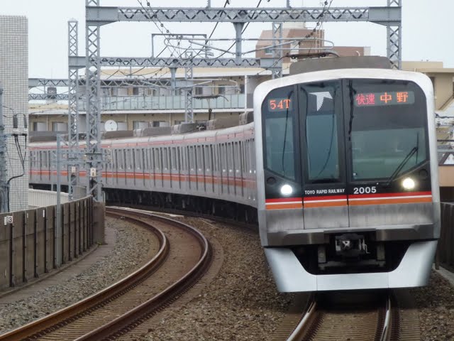 東京メトロ東西線　中野行き7　東葉高速鉄道2000系