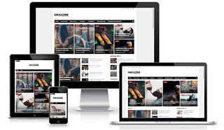 Maxazine blogger template