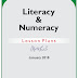 Literacy & Numeracy Lesson Plans, January 2018