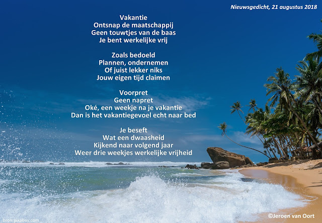 Gedicht Over Vakantie Qly51 Agbc