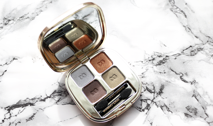 Dolce & Gabbana The Eyeshadow Quad in Enchanting Fall 118 review swatches