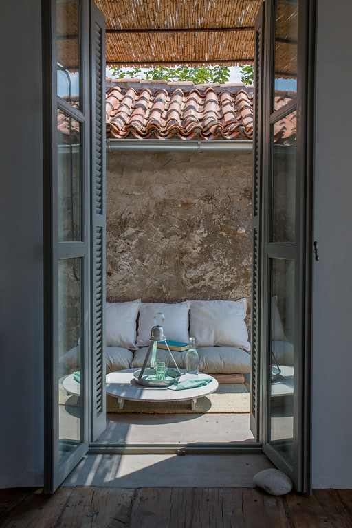 Greek village house in Kardamyli, Greece