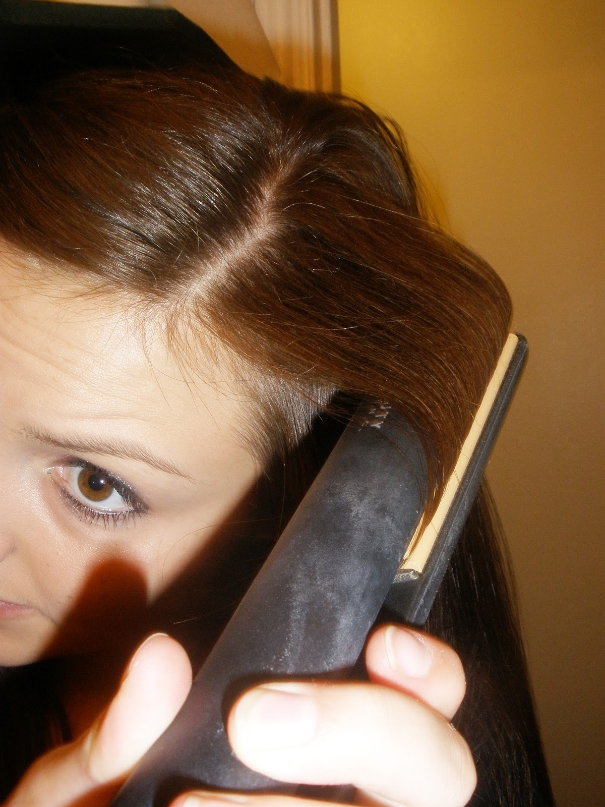 The Dancing Cow How To Crimp Your Hair With a Straightener