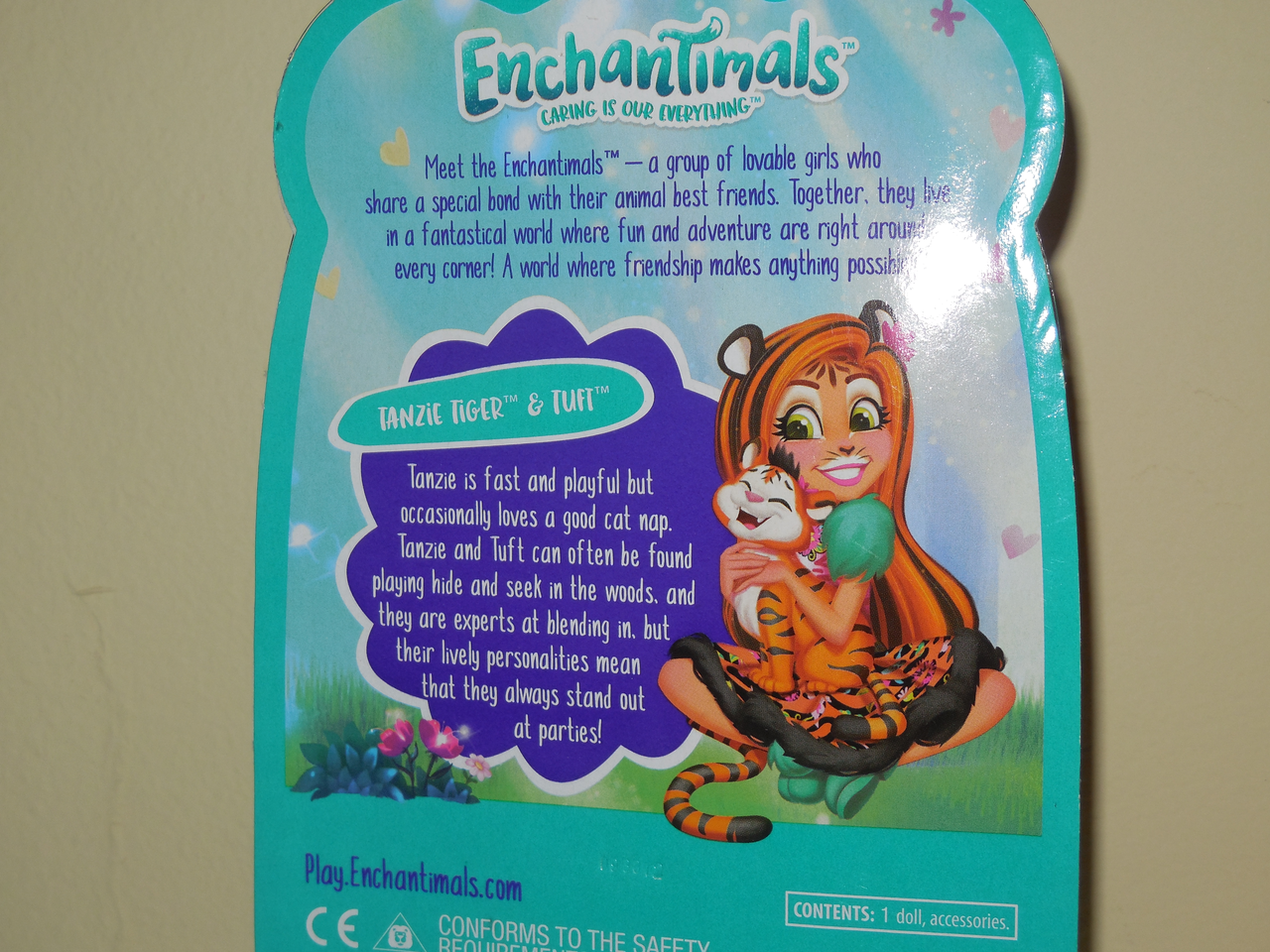 enchantimals tanzie tiger