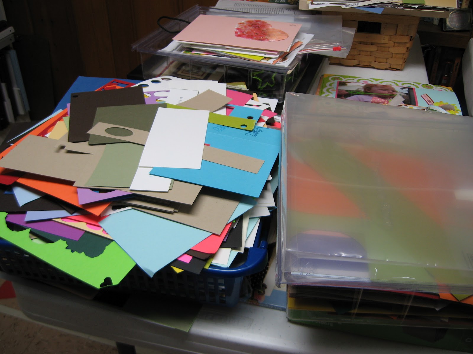 Create Share Bless Organizing Paper Scraps