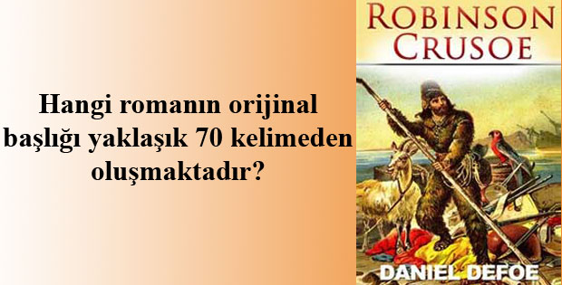 Robinson Crusoe Orijinal