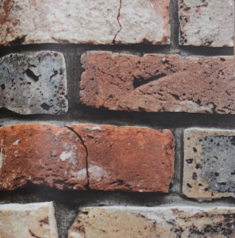 Brick Box Image Brick Vinyl Wallpaper