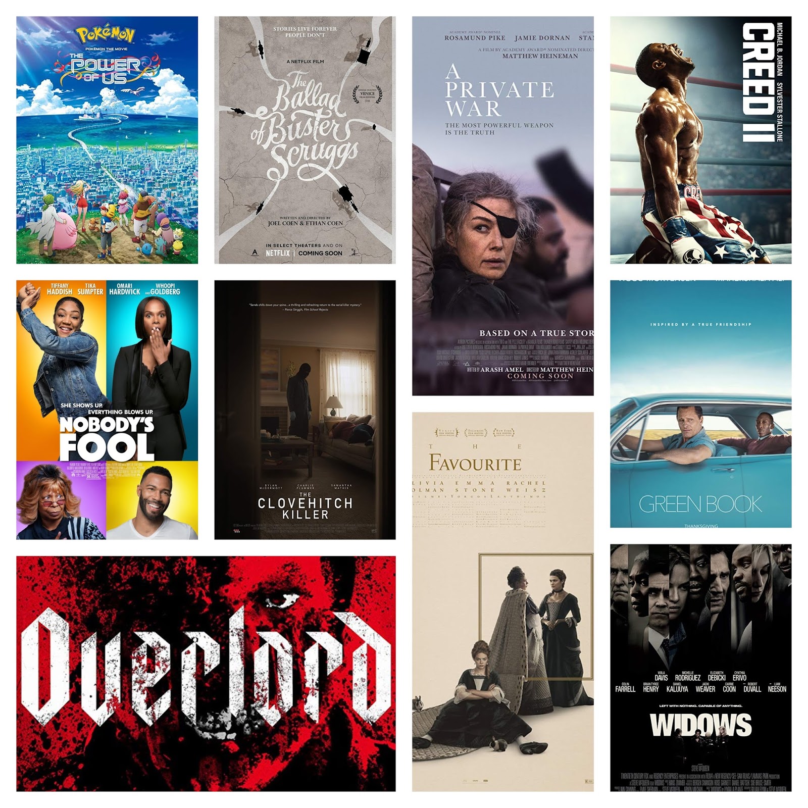 movies coming out november 2018