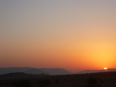sunrise in Jordan