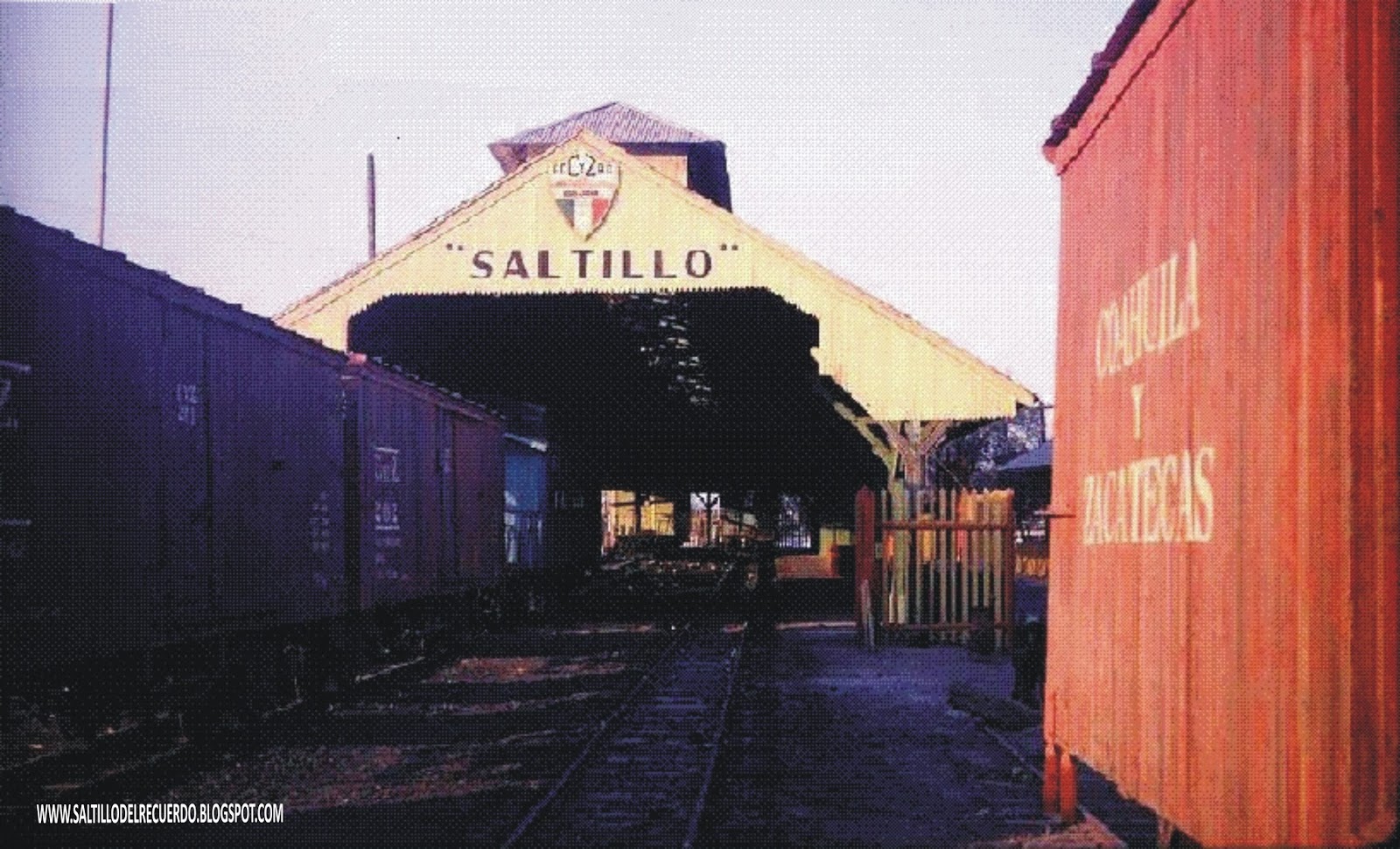SALTILLO DEL RECUERDO ESTACION COAHUILA Y ZACATECAS 1970, SALTILLO...!!!