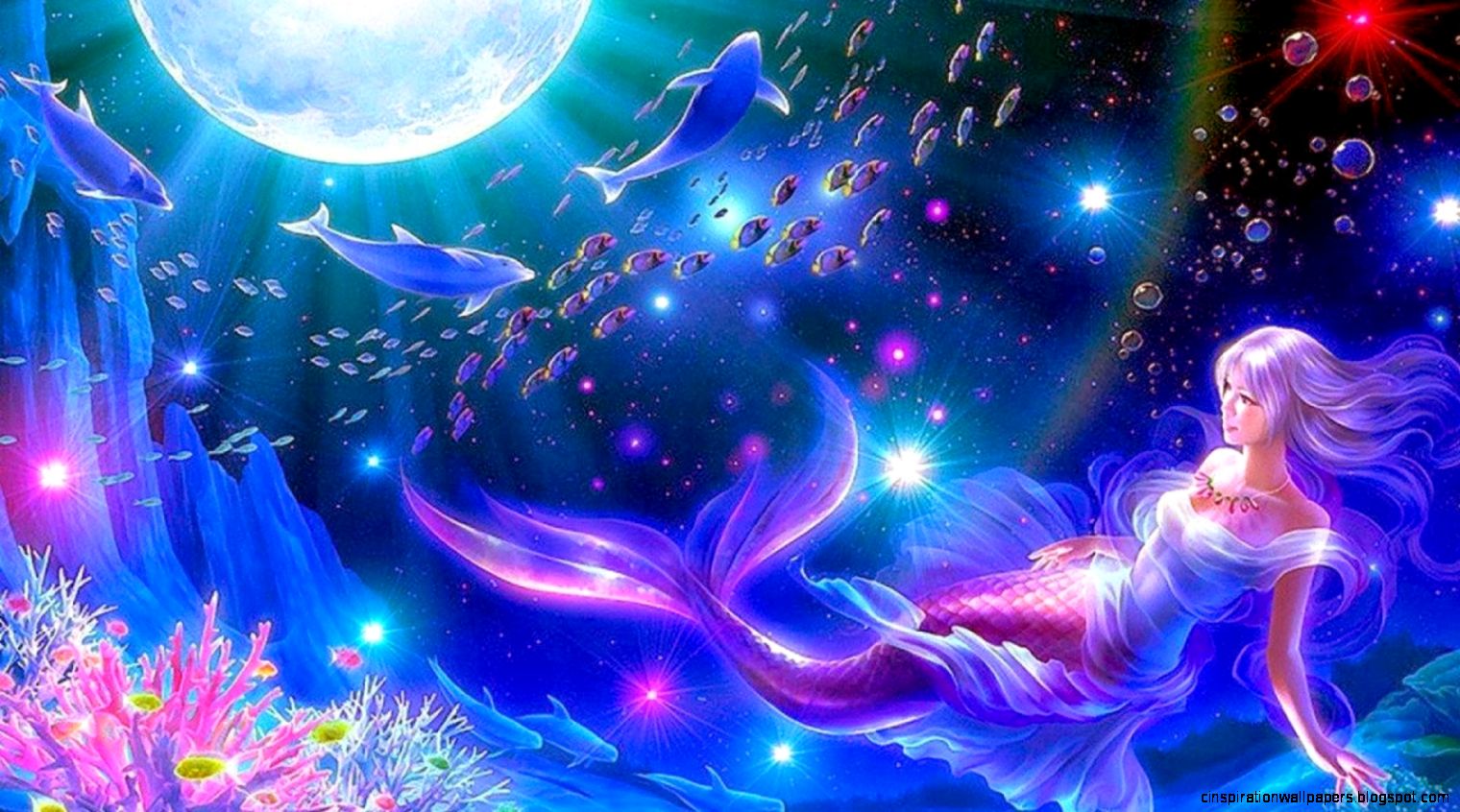mermaid moon fantasy