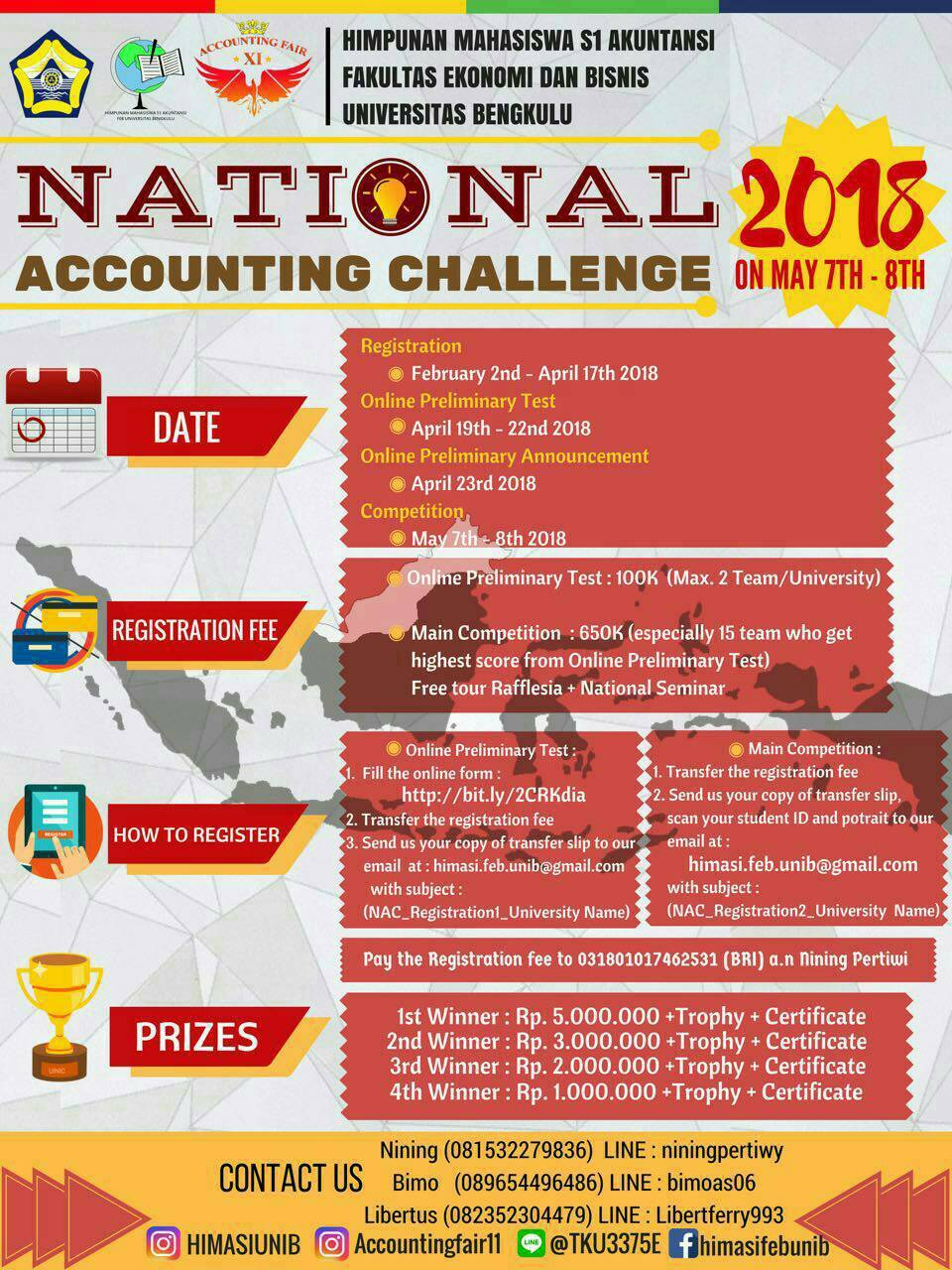 Lomba Akuntansi Challenge Nasional 2018 di UNIB Lomba Akuntansi Challenge Nasional 2018 di UNIB