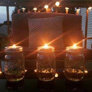 Sawdust and School Days: DIY Citronella Torches