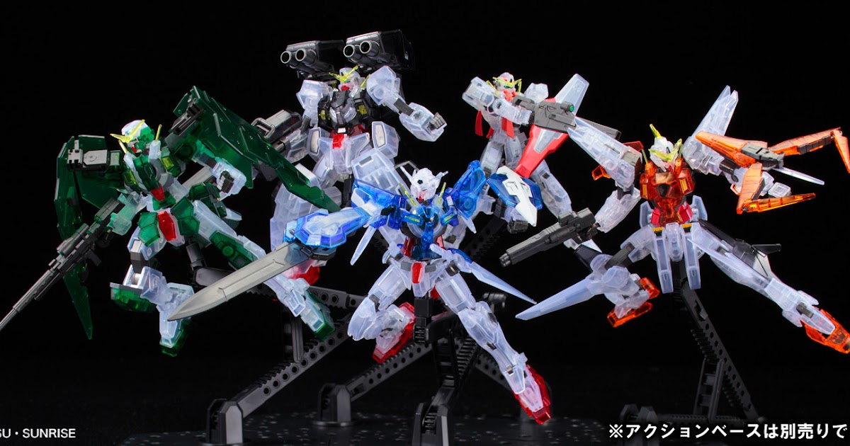 G リミテッド The Gundam Base Tokyo Exclusive Hg 1 144 Mobile Suit Gundam 00 1st Season Ms Set Clear Color Gundam 00 Limited Edition Gundam Model Kits And Figures