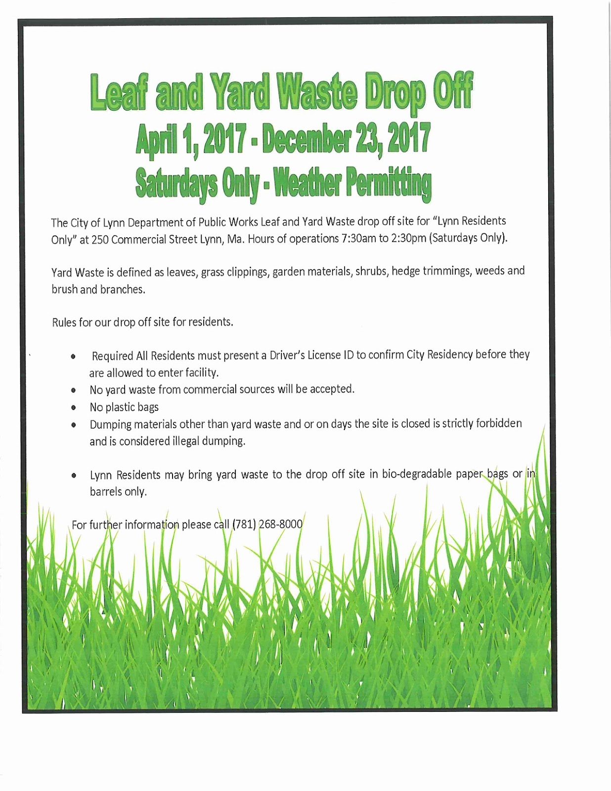 TrashTalkin'Lynn All About Leaves and Yard Waste in 2017