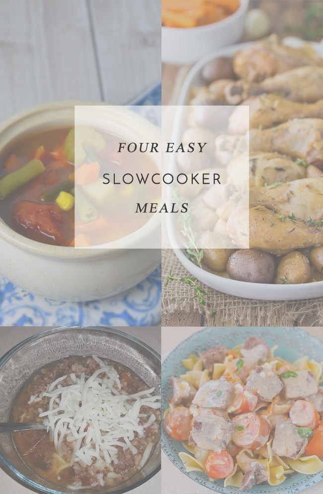 Architecture of a Mom: Easy Slowcooker Meals and A Little Bird Told Me
