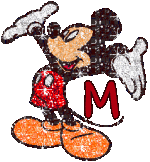 Alfabeto brillante de Mickey Mouse M.