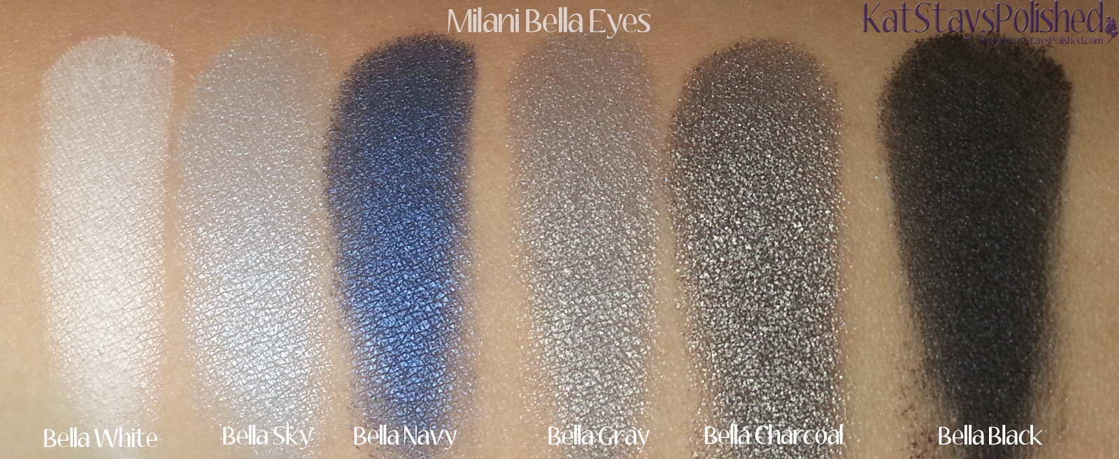 Milani Bella Eyes Gel Powder Eye Shadow - Swatches 07-12 | Kat Stays Polished