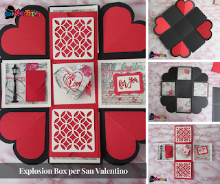 explosion box per san valentino