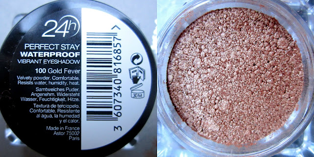 Picture of Astor 24h Perfect Stay Waterproof Vibrant Eyeshadow in 'Gold Fever'