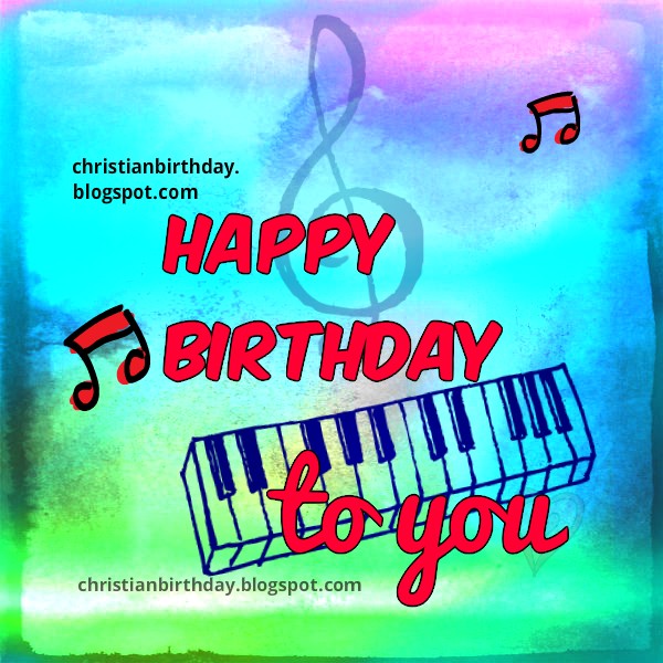 free nice happy birthday to you card to celebrate a nice birthday, free image to share with family, friends by Mery Bracho