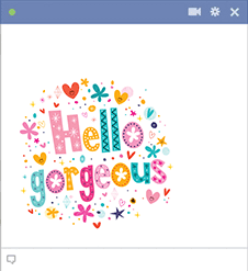 Hello Gorgeous Hello Gorgeous Emoji