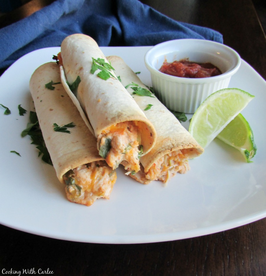 Cooking With Carlee Laura's Creamy Chicken Taquitos