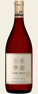 image of Oak Leaf Sweet Red Wine in bottle