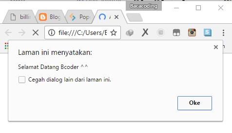 Cara Membuat Alert di Web Dengan JavaScript - BACA CODING