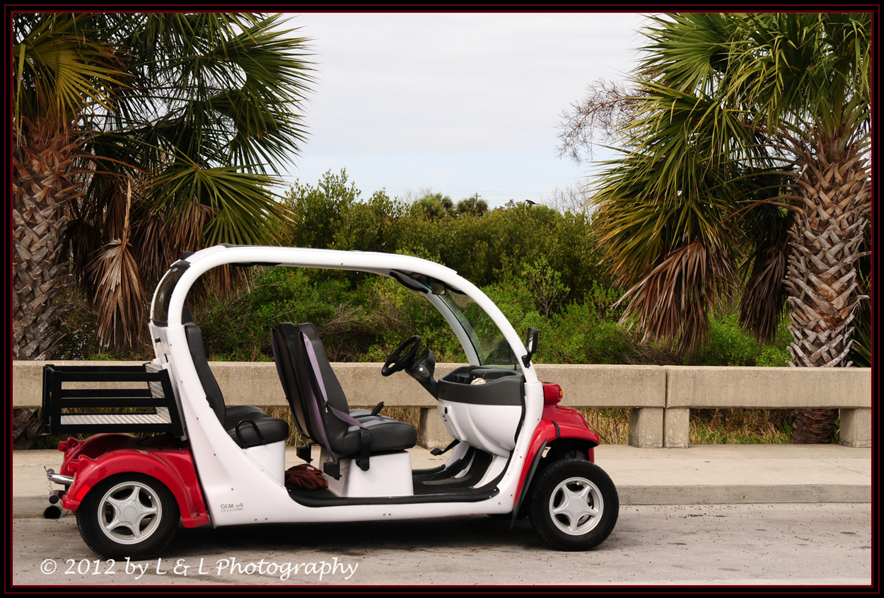 Cedar Key (Florida) Photos Cedar Key golf cart fully charged and