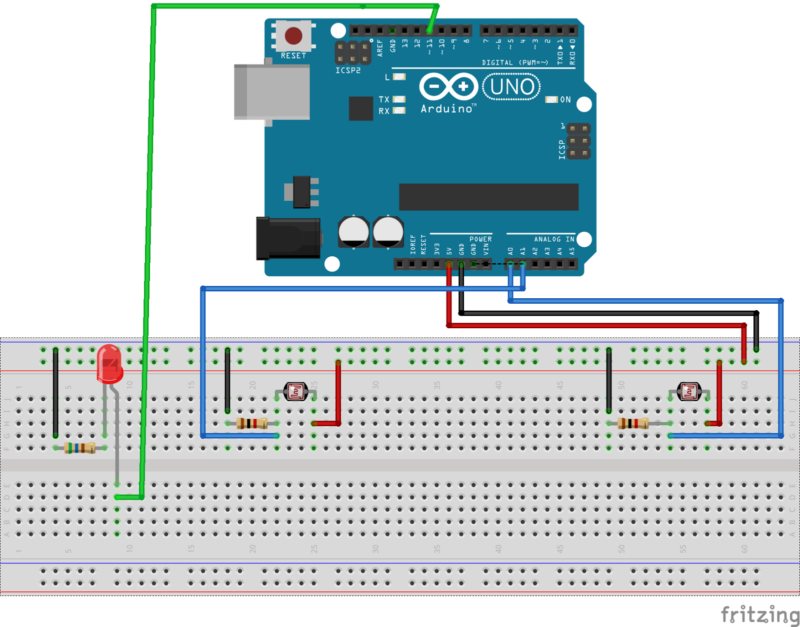 Frederic Torres Blog: Light Sensor as button with Arduino