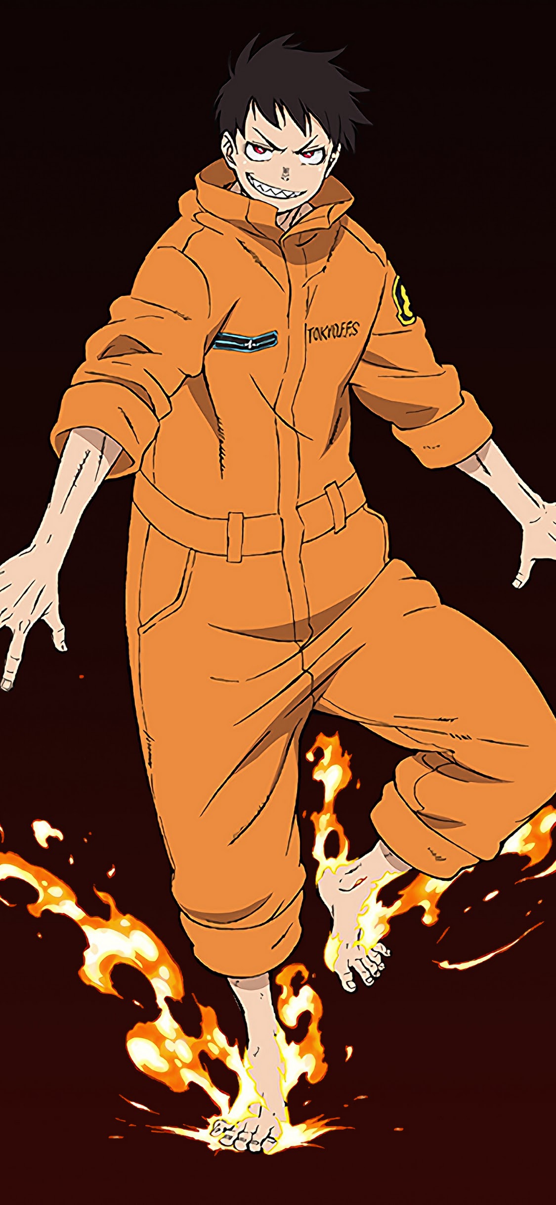 fire force wallpaper iphone