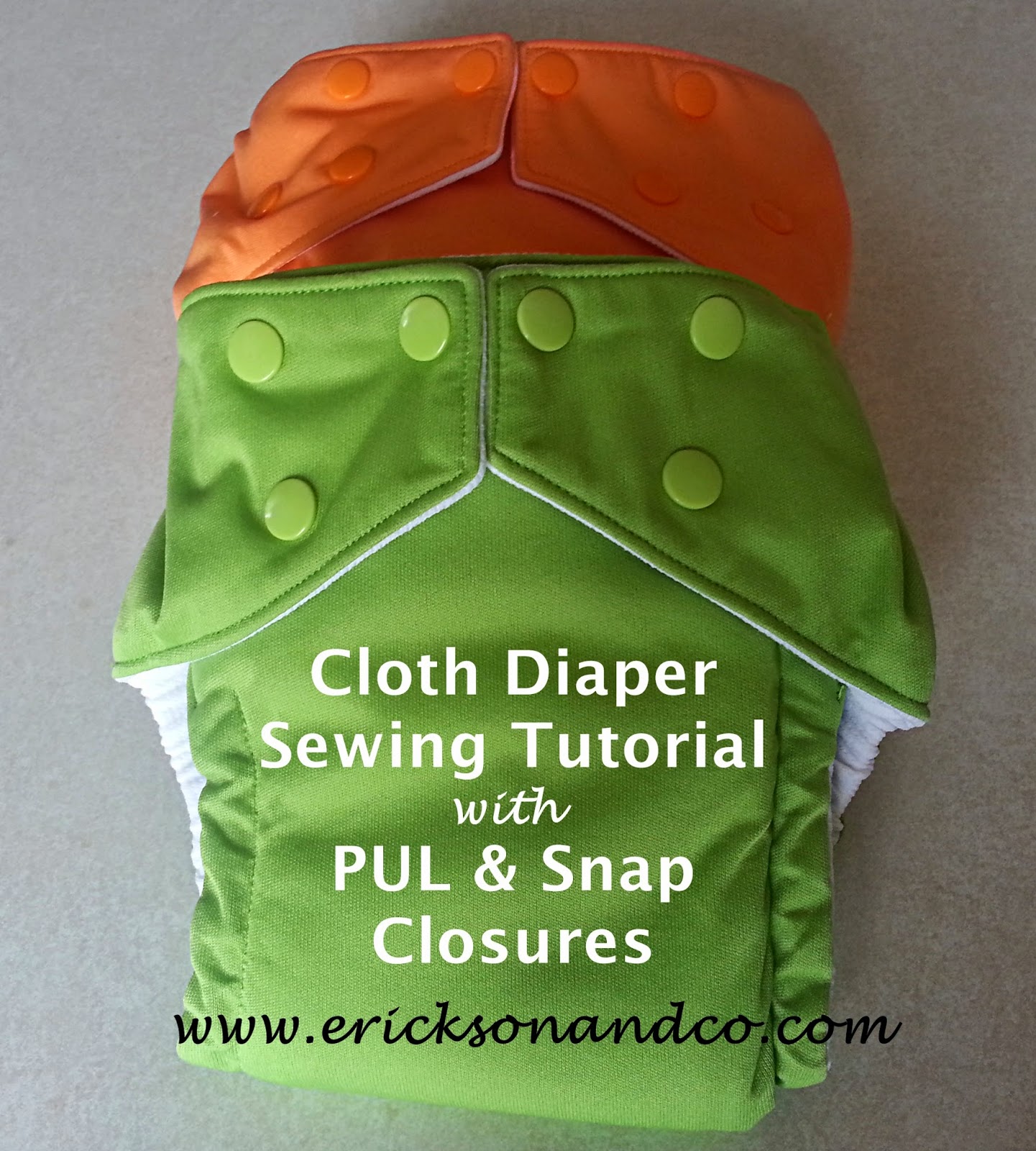 Erickson and Co.: Tutorials | Cloth diaper pattern, Diaper pattern, Diy ...