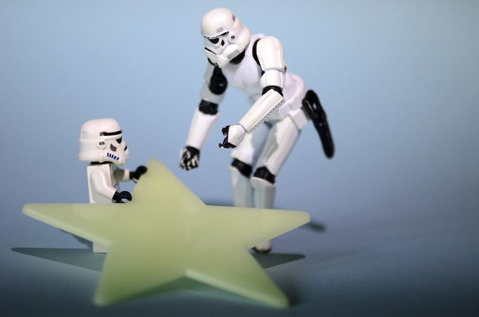 Troopers de star wars figuras de acción